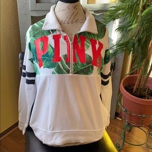 Victoria’s Secret pink quarter zip